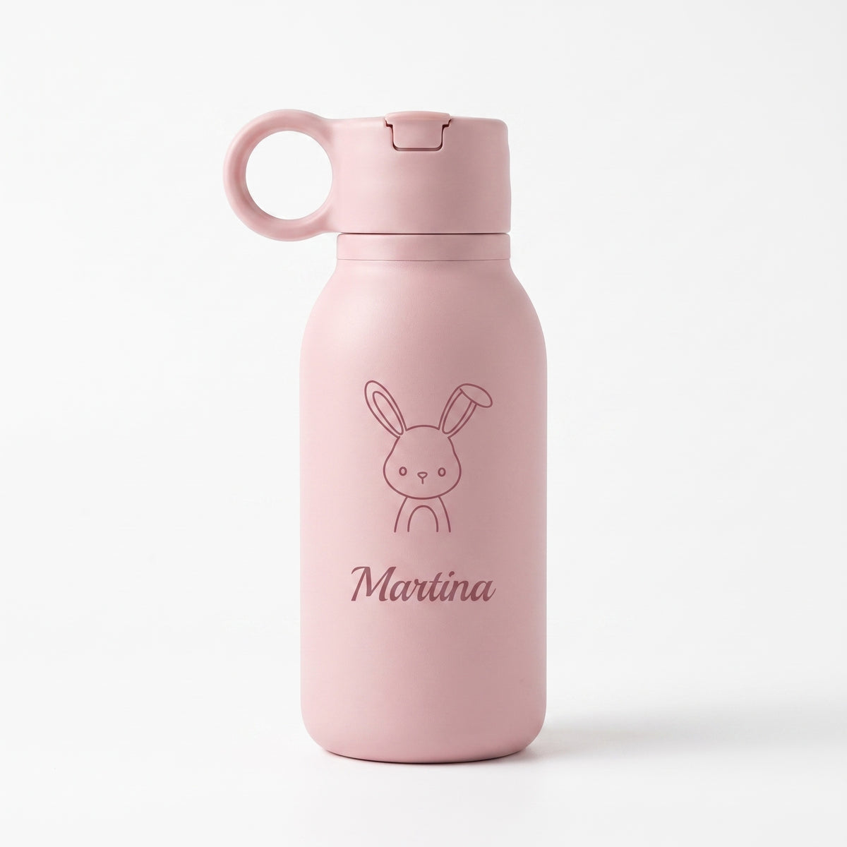 Borraccia Personalizzata con Nome — borraccia rosa coniglietto packshot