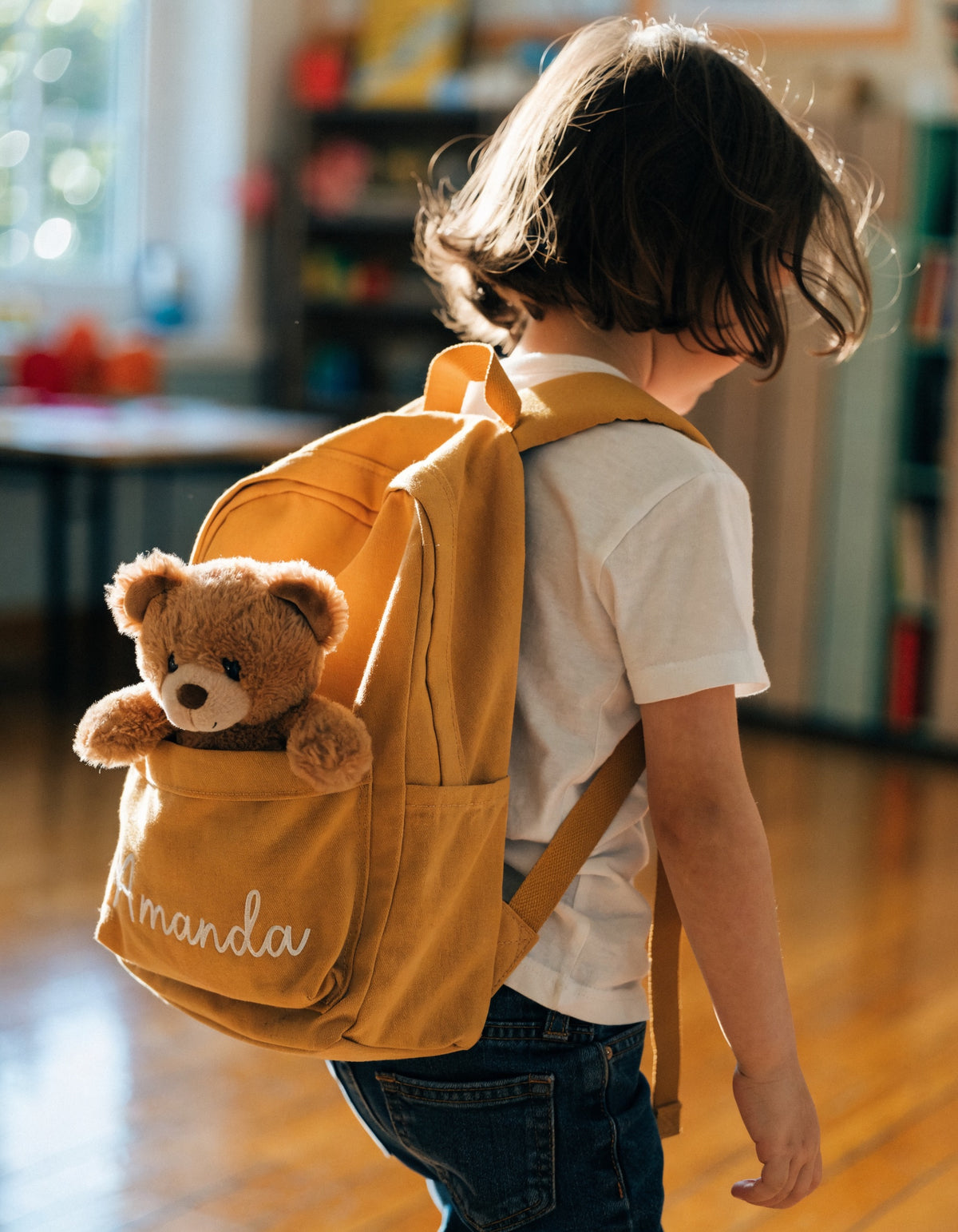 Zaino con Peluche Personalizzato con Nome — home bambino classe v2