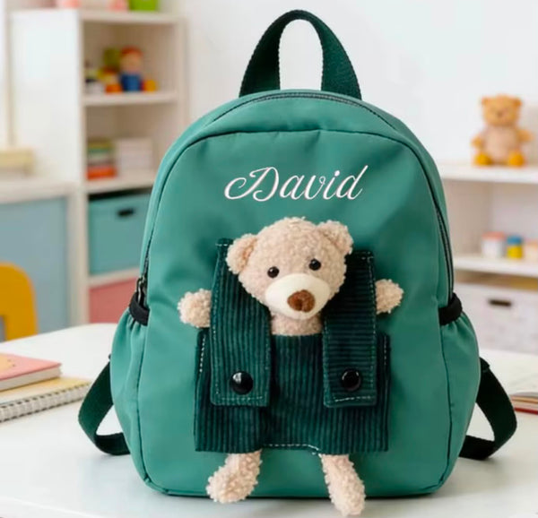 Zaino con Peluche Personalizzato con Nome
