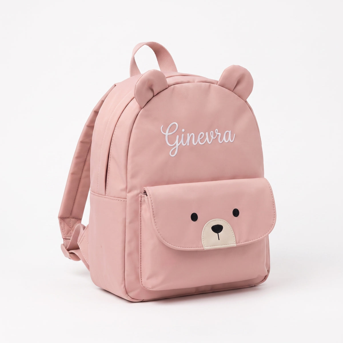 Zaino Animaletti Personalizzato con Nome — zaino animaletti rosa orsetto packshot